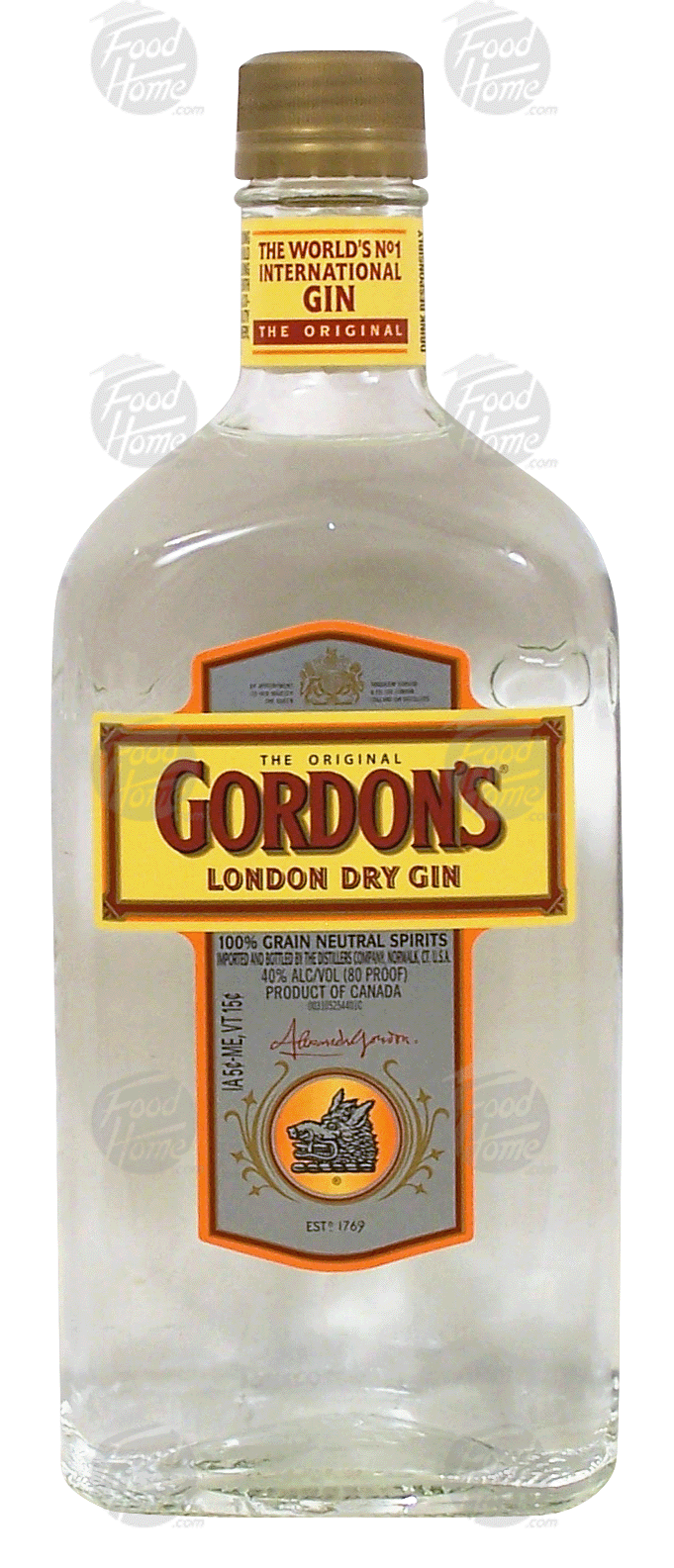 Gordon's The Original london dry gin, 40% alc. by vol. Full-Size Picture